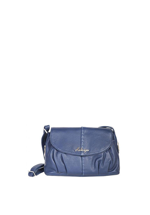 Blue Leather Shoulder bag (198094127127)