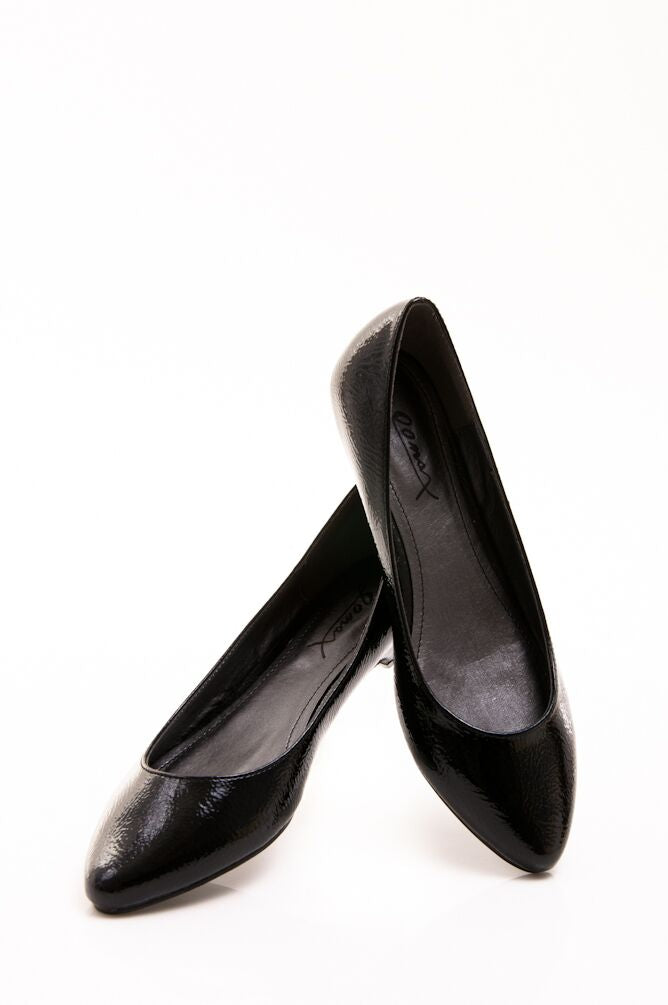 Easy Slip On Patent Leather Shoes (198114148375)
