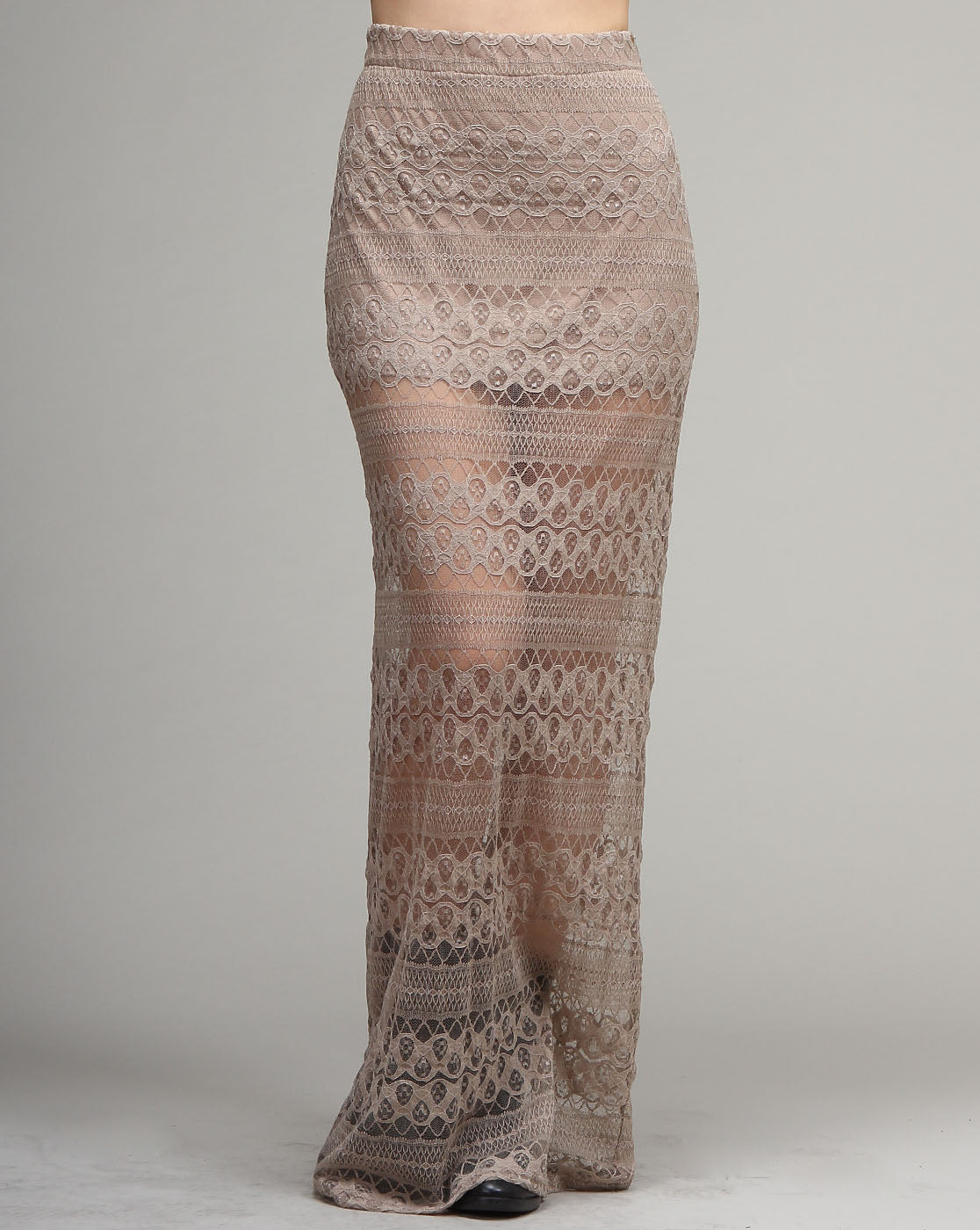 Flirty Legs Stretch Lace Maxi Skirt (6595773857835)