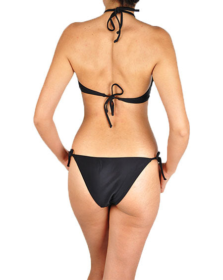 Classic Noir String Bikini Set (6597170102315)
