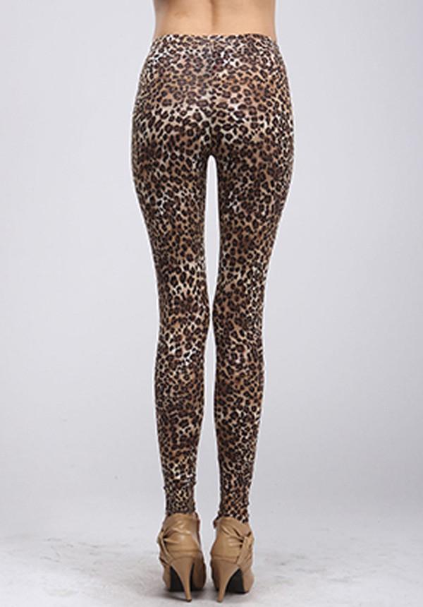 Leopard Print Leggings (198099140631)