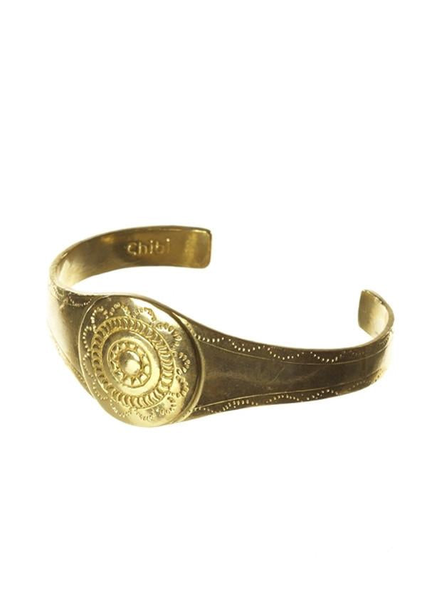 Chibi Jewels Stamped Cuff Bracelet (198120570903)