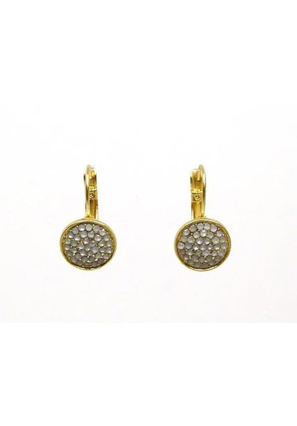 Elegant Jeweled Drop Earrings (198117130263)